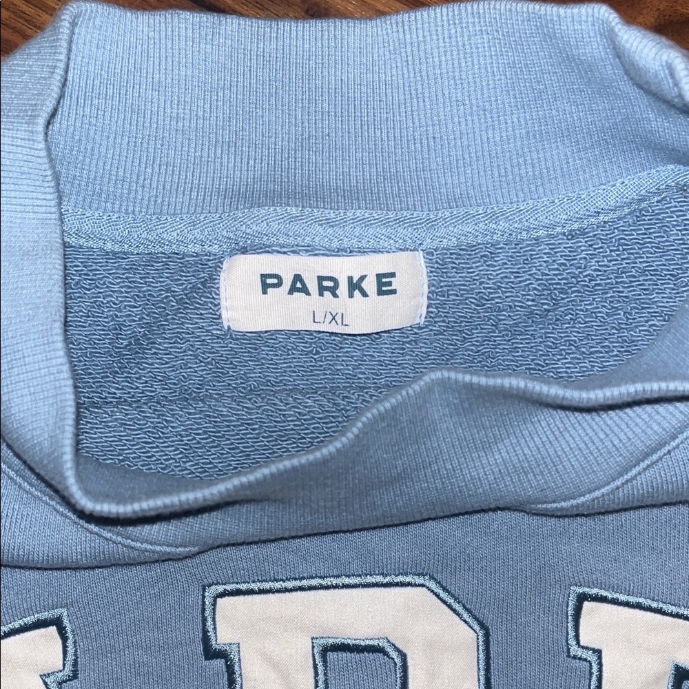 Parke Women's Light Blue Cowl Neck Sweater - Picture 2 of 3